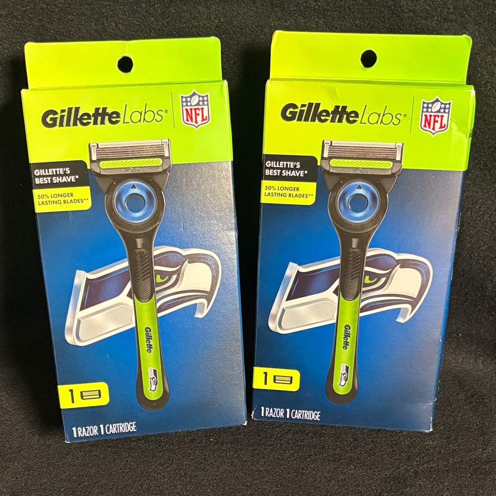 NFL Seattle Seahawks Gillete Razors 2 pack